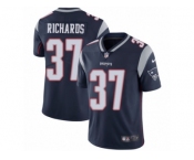 Men's Nike New England Patriots #37 Jordan Richards Vapor Untouchable Limited Navy Blue Team Color NFL Jersey