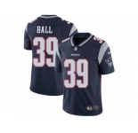Men's Nike New England Patriots #39 Montee Ball Vapor Untouchable Limited Navy Blue Team Color NFL Jersey