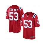 Men's Nike New England Patriots #53 Kyle Van Noy Limited Red Alternate NFL Jersey