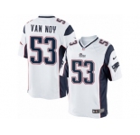 Men's Nike New England Patriots #53 Kyle Van Noy Limited White NFL Jersey