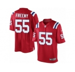 Men's Nike New England Patriots #55 Jonathan Freeny Limited Red Alternate NFL Jersey