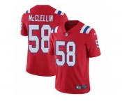 Men's Nike New England Patriots #58 Shea McClellin Vapor Untouchable Limited Red Alternate NFL Jersey