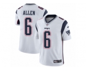 Men's Nike New England Patriots #6 Ryan Allen Vapor Untouchable Limited White NFL Jersey