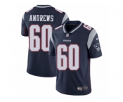 Men's Nike New England Patriots #60 David Andrews Vapor Untouchable Limited Navy Blue Team Color NFL Jersey