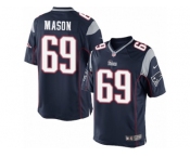 Men's Nike New England Patriots #69 Shaq Mason Limited Navy Blue Team Color NFL Jersey