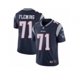 Men's Nike New England Patriots #71 Cameron Fleming Vapor Untouchable Limited Navy Blue Team Color NFL Jersey