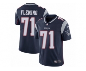 Men's Nike New England Patriots #71 Cameron Fleming Vapor Untouchable Limited Navy Blue Team Color NFL Jersey
