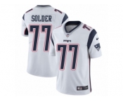 Men's Nike New England Patriots #77 Nate Solder Vapor Untouchable Limited White NFL Jersey