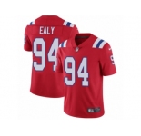 Men's Nike New England Patriots #94 Kony Ealy Vapor Untouchable Limited Red Alternate NFL Jersey
