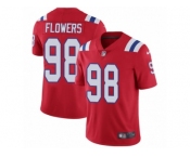 Men's Nike New England Patriots #98 Trey Flowers Vapor Untouchable Limited Red Alternate NFL Jersey