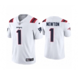 New England Patriots #1 Cam Newton White 2020 Vapor Limited Jersey