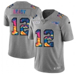 New England Patriots #12 Tom Brady Men's Nike Multi-Color 2020 NFL Crucial Catch NFL Jersey Greyheather