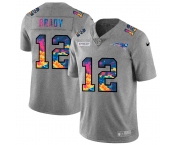 New England Patriots #12 Tom Brady Men's Nike Multi-Color 2020 NFL Crucial Catch NFL Jersey Greyheather