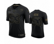 New England Patriots #53 Josh Uche Black 2020 Salute To Service Limited Jersey