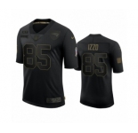 New England Patriots #85 Ryan Izzo Black 2020 Salute To Service Limited Jersey