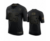New England Patriots #85 Ryan Izzo Black 2020 Salute To Service Limited Jersey