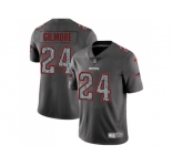 Nike New England Patriots #24 Stephon Gilmore Gray Static Men NFL Vapor Untouchable Limited Jersey