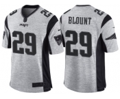 Nike New England Patriots #29 LeGarrette Blount 2016 Gridiron Gray II Men's NFL Limited Jersey