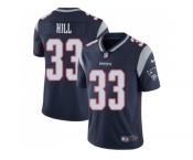 Nike New England Patriots #33 Jeremy Hill Navy Blue Team Color Men Stitched NFL Vapor Untouchable Limited Jersey