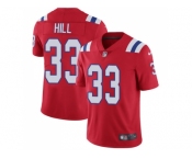 Nike New England Patriots #33 Jeremy Hill Red Alternate Men Stitched NFL Vapor Untouchable Limited Jersey