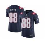 Nike New England Patriots #88 Kenny Britt Navy Blue Men Stitched NFL Limited Rush Jersey
