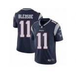 Nike Patriots #11 Drew Bledsoe Navy Blue Team Color Men's Stitched NFL Vapor Untouchable Limited Jersey