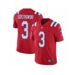 Nike Patriots #3 Stephen Gostkowski Red Alternate Men's Stitched NFL Vapor Untouchable Limited Jersey