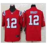 nike nfl jerseys new england patriots #12 tom brady red[nike limited]