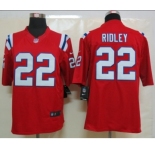 nike nfl jerseys new england patriots #22 stevan ridley red[nike limited]
