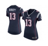 Women Nike New England Patriots #13 Phillip Dorsett Game Navy Blue Team Color NFL Jersey