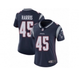 Women Nike New England Patriots #45 David Harris Navy Blue Team Color Vapor Untouchable Limited Player NFL Jersey