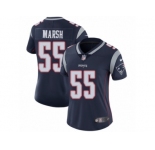 Women Nike New England Patriots #55 Cassius Marsh Navy Blue Team Color Vapor Untouchable Limited Player NFL Jersey