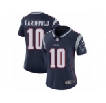 Women's Nike New England Patriots #10 Jimmy Garoppolo Vapor Untouchable Limited Navy Blue Team Color NFL Jersey