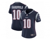Women's Nike New England Patriots #10 Jimmy Garoppolo Vapor Untouchable Limited Navy Blue Team Color NFL Jersey