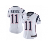 Women's Nike New England Patriots #11 Drew Bledsoe Vapor Untouchable Limited White NFL Jersey
