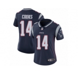 Women's Nike New England Patriots #14 Brandin Cooks Vapor Untouchable Limited Navy Blue Team Color NFL Jersey