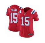 Women's Nike New England Patriots #15 Chris Hogan Vapor Untouchable Limited Red Alternate NFL Jersey