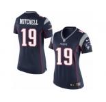 Women's Nike New England Patriots #19 Malcolm Mitchell Limited Navy Blue Team Color NFL Jersey