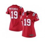 Women's Nike New England Patriots #19 Malcolm Mitchell Limited Red Alternate NFL Jersey