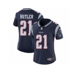 Women's Nike New England Patriots #21 Malcolm Butler Vapor Untouchable Limited Navy Blue Team Color NFL Jersey