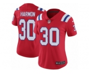 Women's Nike New England Patriots #30 Duron Harmon Vapor Untouchable Limited Red Alternate NFL Jersey