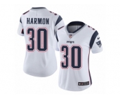 Women's Nike New England Patriots #30 Duron Harmon Vapor Untouchable Limited White NFL Jersey