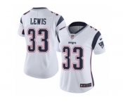 Women's Nike New England Patriots #33 Dion Lewis Vapor Untouchable Limited White NFL Jersey