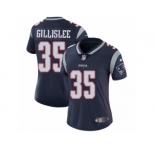 Women's Nike New England Patriots #35 Mike Gillislee Vapor Untouchable Limited Navy Blue Team Color NFL Jersey