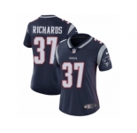 Women's Nike New England Patriots #37 Jordan Richards Vapor Untouchable Limited Navy Blue Team Color NFL Jersey