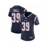 Women's Nike New England Patriots #39 Montee Ball Vapor Untouchable Limited Navy Blue Team Color NFL Jersey