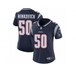 Women's Nike New England Patriots #50 Rob Ninkovich Vapor Untouchable Limited Navy Blue Team Color NFL Jersey