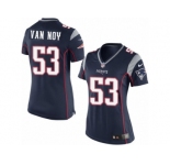 Women's Nike New England Patriots #53 Kyle Van Noy Limited Navy Blue Team Color NFL Jersey