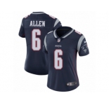 Women's Nike New England Patriots #6 Ryan Allen Vapor Untouchable Limited Navy Blue Team Color NFL Jersey