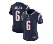 Women's Nike New England Patriots #6 Ryan Allen Vapor Untouchable Limited Navy Blue Team Color NFL Jersey